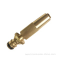 Brass Garden hose power nozzle